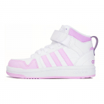Adidas Neo Postmove Mid Mugavad L&ouml;&ouml;gisummutusega Kulumiskindlad Hingavad Keskmise k&otilde;rgusega Laste Rula Kingad Laste Rula Kingad Valge Roosa HQ4240 28