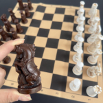 Suur Vanaaegne &Scaron;akk 3D Qingi Armee Malendid Nahast &Scaron;ahilaud Kips + Vaik Malendid M&auml;ngukarp 40*19cm/15.7*7.5 Tolli