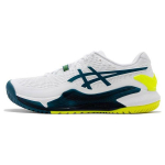 ASICS Gel Resolution 9 Valge Rahustav Sinakasroheline Meeste Tennised 1041A330-101 42.5