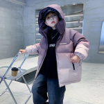 Poiste talvine &uuml;leminekujakk suusajope laste talvine paksendatud pesuvaba jope 170cm kohv