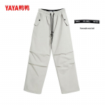 YAYA 2025 Couple's High-Waist Down Cargo Pants M