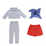 1 komplekt Eleven Cosplay kost&uuml;&uuml;me Naistele Top Sall L&uuml;hikesed p&uuml;ksid Sukap&uuml;kste komplekt Halloweeni Cosplay riided T&uuml;drukutele Kost&uuml;&uuml;mipidud F&auml;nnikogunemised Fotosessioonid XXXL