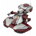 TX-130T AAT Occupier S&otilde;jav&auml;e Minifiguur Kosmose Vabariigi V&otilde;itleja Tank Relvastatud Personalikandja Soomustatud Tank Lauakaunistus PDF Manual