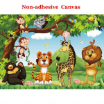 Kohandatud 3D fototapeet laste tuppa Multikoomikoomikilo Tiiger L&otilde;vi Plakat Laste tuba Magamistuba Seinakatted Seinamaaling Tapeet 300cm (W) x 200cm (H)