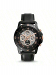 Fossil meeste Grantsport Automaatne Kuufaasi Must Kell ME3138