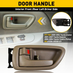 2X Auto Siseukse K&auml;epide Ees Taga Vasak Parem Uksepaneeli T&otilde;mbe K&auml;epide Toyota Avalon Sequoia Tundra Pikapile 2001-2007