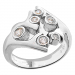 Bague - Folli Follie - 3R9S170C-54 - Acier inoxydable - Taille 14 - &Eacute;l&eacute;gance Chic h&otilde;be