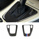 For BMW 3 series E90 E92 E93 2005 2006 2007 2008 2009 2010 2011 2012 LHD/RHD Carbon Fiber Gear Shift Control Panel Cover B