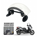 Sobib Yamaha XMAX 125 250 300 400 X-MAX rollerile Uued tahavaatepeeglid 180-kraadine s&otilde;iduohutus pimeala tahavaade Chrome