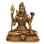 Dattatray Messingist Shiva Shiv Kuju, Figuriin, Kodu Dekoor, K&otilde;rgus - 8,5 tolli