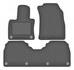 Dywaniki samochodowe welurowe grafitowe do: Hongii E-HS9 5-osobowy (2020-)