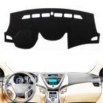 For Hyundai i30 2012 2013 2014 2015 2016 2017 Car Styling Dashboard Cover Mat Pad Anti-UV Dashmat Sun Shade Carpet Accessories Black(Red Edge)