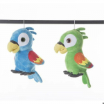 Jouet Peluche - Perroquet Ani - 50 cm - Multicolore - Lavage &agrave; la main recommand&eacute; puhas