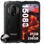 Taastatud Blackview BV9300 G99 vastupidav telefon 21 GB 256 GB 6,7 120 Hz nutitelefon 15080 mAh laserm&otilde;&otilde;dik mobiiltelefonid globaalne only phone must