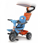 Tricycle b&eacute;b&eacute; - FEBER - Baby Plus Music - Bleu - 3 roues - 9 mois et plus