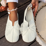 Prantsuse Ballerina Kingad Naistele Vintage Kevad S&uuml;gis Uued V&auml;litingimustesse &Uuml;mar Nina Pehme Tald Vibu Kaunistusega Mary Jane Kingad Vabaaja Mugavaks Kandmiseks 36