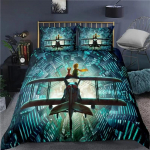 Anime V&auml;ike prints Le Petit Prince Voodipesukomplekt Poistele T&uuml;drukutele Twin Queen Suurus Tekikate Padjap&uuml;&uuml;r Voodi Lastele T&auml;iskasvanutele (135x200cm)