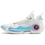 Li Ning Way Of Wade 10 Madal libisemiskindel kulumiskindel madala s&auml;&auml;rega korvpallijalatsid Unisex Valge Sinine ABAS083-31 42