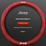 Jeep Jeep Wrangler Patriot Commander Grand Cherokee Compass Wagoneer Gladiator Renegade Auto Nahk S&uuml;sinikkiust Rool