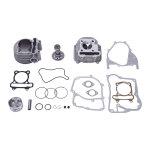 61MM 170-180CC Suure l&auml;bim&otilde;&otilde;duga kolvi ja silindri komplekt GY6 125cc 150cc rollerile, ATV-le ja nelirattalisele tumehall v&auml;rv