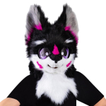 Karvane Loomapea Kassid Fursuit L&otilde;igatud Mask Pl&uuml;&uuml;s Kassid Mask Armsad Kassid Peakatted Halloweeni Maskeraadid Cosplay Peo Rekvisiidid must