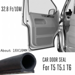 D-kujuline 10 M Autoukse Tihendiriba EPDM-kummist Helikindel Auto Tihend VW Volkswagen T5 T5.1 T6 Transporter Campervan California jaoks