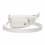 Lacoste Logo Muster T&otilde;mblukuga Crossbody &Otilde;lakott V&auml;ike Unisex kotid Valge NU4251ID-206239 White
