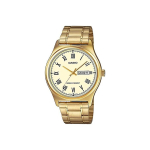 CASIO G-Shock MTP-V006G-9B Kuldne k&auml;ekell MTP-V006G-9B MTP-V006G-9B Gold Dial and Gold Band beige