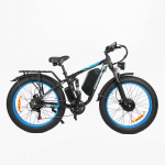 Ebike BLJ DP-2603 3000W dual motor 52V 32AH battery, front and rear shock absorbers, 26-inch snow tires, electric bicycle. 3000W (dual motor) 52V 32AH