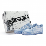 Nike Air Force 1 LE Low top Skateboard Shoes GS White Blue DH2920-111(Teamr-S-BOX) 36.5