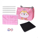 Portable Mahjong Set in Stylish Carrying Case - Classic Tile Game for On-the-Go roosa