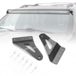 Wsays 50 Kaardus LED Valgustiriba &Uuml;lemine Katuse Tuuleklaasi Paigaldusklambrid &Uuml;hilduv Jeep Grand Cherokee 1999-2004-ga