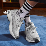 Adidas Bagel Shoes - Adidas ASTIR platvormkingad paksude tallade ja v&otilde;rkkangast pealispinnaga - Adidas Trifolia JP6353 35.5 hall