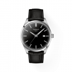Tissot Nahkrihm must sihver Meeste moekell T150.410.16.051.00 must