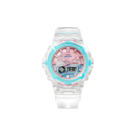 Casio Baby-G Seeria Ookeani Teema Klassikalised Spordikellad Veekindel P&otilde;rutuskindel Kahekordne N&auml;idik Kvartsmehhanism Vaikrihmaga Kell Naiste kellad Roosa BGA-280AP-7AJR Pink Watch Dial white