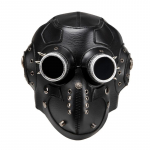 Gootiline Steampunk mask hingava materjaliga Cosplay entusiastidele Mootorratturitele Peo Punk stiilis mask