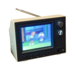 Mini-TV T&otilde;elise Video Taasesitus Mini T&ouml;&ouml;korras TV Nukkudele 1/12 M&otilde;&otilde;tkavas P&ouml;&ouml;rleva Antenniga USB-laetav Aku Miniatuurne M&ouml;&ouml;bel M&auml;nguasi Kingitus blue