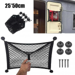 Auto hoiuv&otilde;rk Kerge 25X50cm Must Elastne K&otilde;rge Elastne V&otilde;rk Plastik + V&otilde;rk Kaubiku Matkaauto Mobiilne K&otilde;rge Kvaliteet CHINA