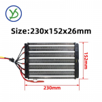 220V 3000W K&otilde;rge kvaliteediga ACDC PTC elektriline &otilde;hkk&uuml;tteseade Pinnaga isoleeritud 186A6 230*152mm