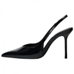 Zara Lakknahast Terava Otsaga Slingback K&otilde;rged Kontsad Mustad Naiste 2205510 40