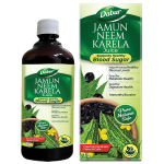 Dabur Jamun Neem Karela mahl 1 L Looduslik Ayurveda heaolu mahl Toetab ainevahetuse seedimise tasakaalu Taimne jook