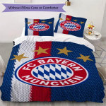 FC Bayern M&uuml;ncheni Muster Voodipesu Tekikott Tekikoti Kate Padjap&uuml;&uuml;r Kodukaunistus S&uuml;nnip&auml;evakingitus (1 * tekikott + 2 * padjap&uuml;&uuml;ri ilma s&uuml;damikuta)47 135x200cm
