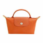 Longchamp Le Pliage Green 17 Kl&otilde;ps-t&otilde;mblukuga Sulgemine L&uuml;hikese K&auml;epidemega T&otilde;stetav Kott Naiste T&otilde;stetavad Kotid Oranž 34175919P69 Orange