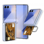 Rahakott kaardihoidja ja hingedekaitsega telefoni&uuml;mbris Samsung Galaxy Z Flip 7 FE 6 5 4 3 Flip7 Flip6 Flip5 Flip4 Flip3 jaoks Galaxy Z Flip6