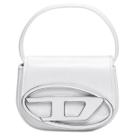 Diesel T&auml;hekujuline Kaunistus Reguleeritav &Otilde;larihm Moodne Vabaaja Mitmek&uuml;lgne Nahast Dingdang Kott T&otilde;mblukuga Crossbody &Otilde;lakott Mini X08709PR818 Basic Set (Bag+Dust Bag) white