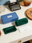 Gucci roheline sametist prillitoos