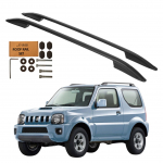 Katusereelingud Suzuki Jimny 19982018 Must Alumiinium Vastupidav Tugev