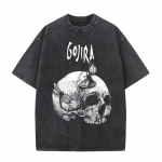 Pestud Vintage Metallist Rockib&auml;ndi Gojira T-s&auml;rk From Mars To Sirius T-s&auml;rgid Meestele Naistele Gooti Punk &Uuml;legabariidilised T-s&auml;rgid Streetwear M