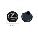 4 tk 62 mm rattakatteid Lexus m&auml;rgiga Katteid ratta keskavadele NX200T ES200 ES350 IS300 RX240 GS450h LS500h jaoks Autotarvikud must