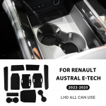 Autoukse soonematt Renault Austral E-Tech Hybrid 2022 2023 2024 2025 jaoks Libisemisvastane pilupadi Auto siseviimistluse tarvikud 11 must